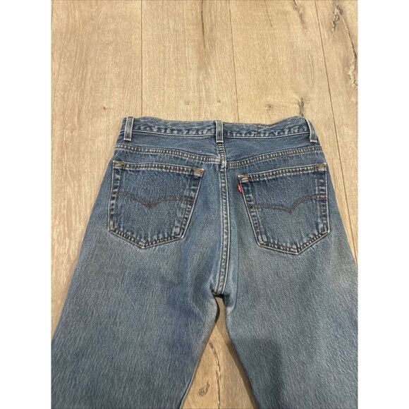 Vintage 90s Levi's 501xx Jeans Adult 33X34 Button Fly Denim Straight USA MADE - Picture 8 of 12